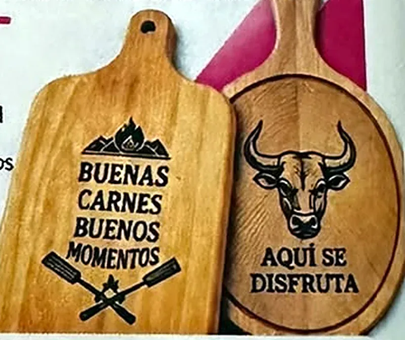 Tablas de cortar grabados a láser por Impresión Digital AD